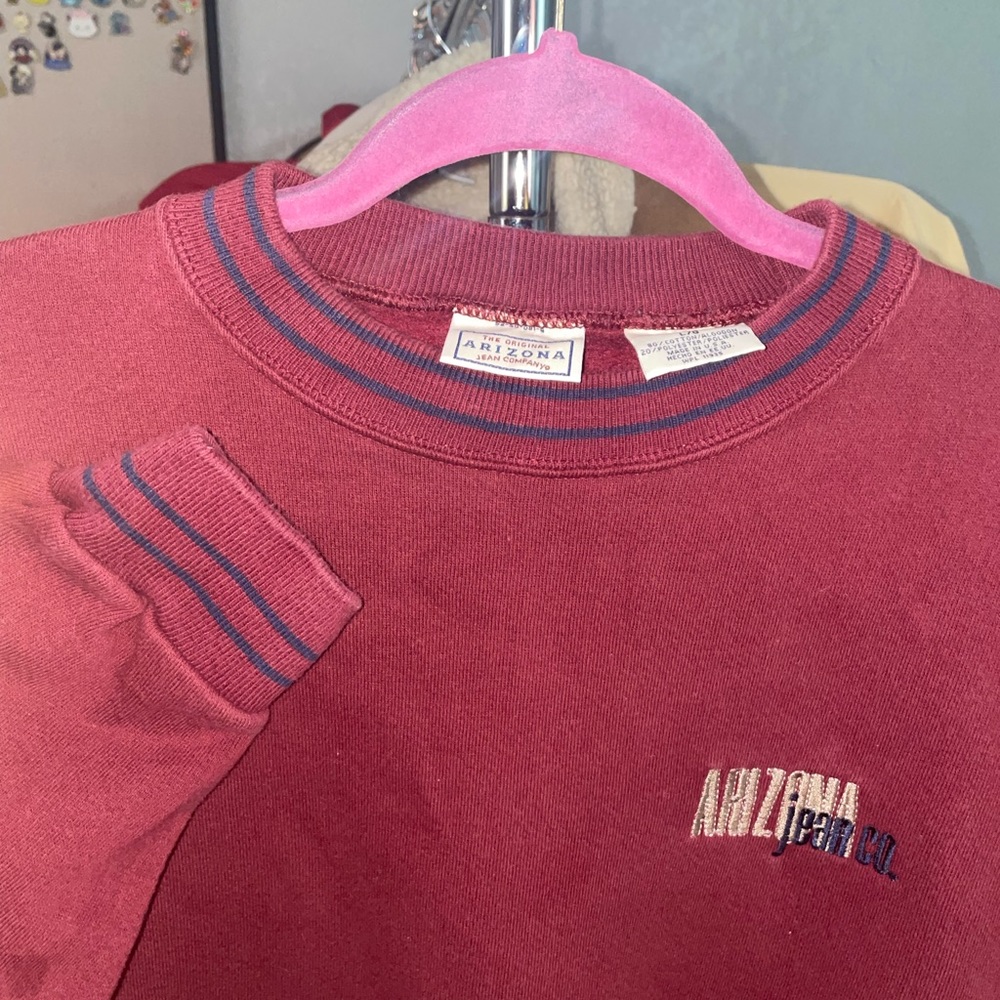 Arizona Jean Co. Vintage Burgundy Crewneck Sweater
